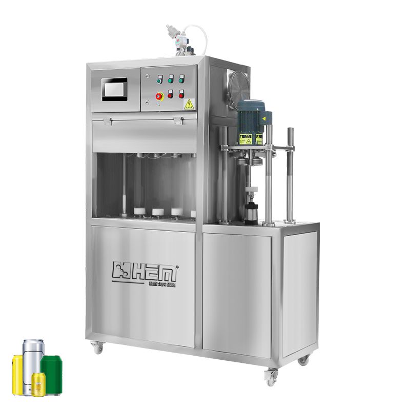 300CPH(5CPM) Semi-Auto Beer Canning Machine